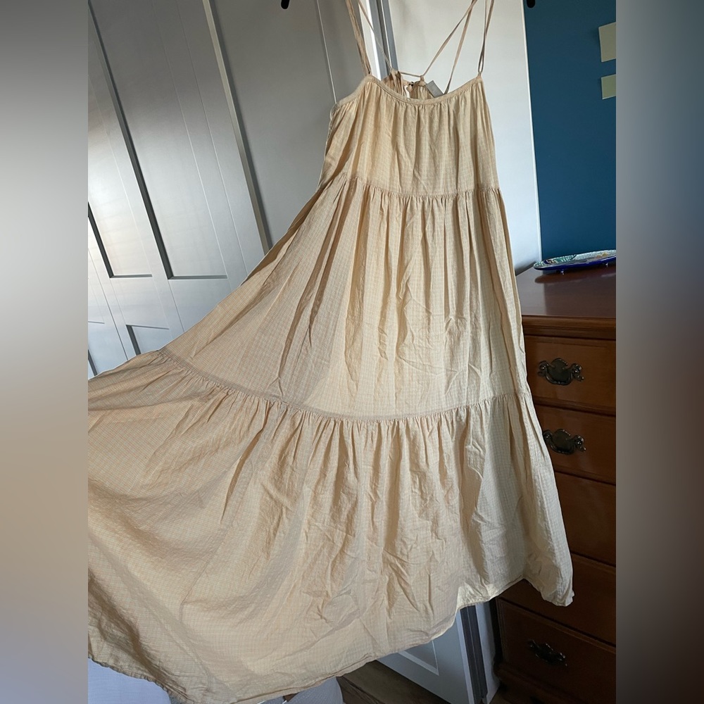 Everlane Cream Maxi Dress - Picture 3 of 7